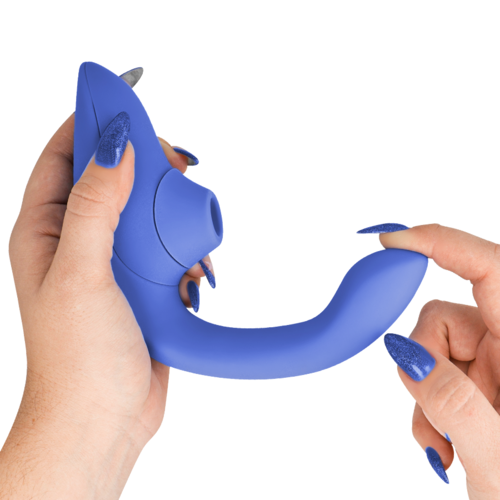 WOMANIZER - BLEND ESTIMULADOR VIBRADOR RABBIT AZUL