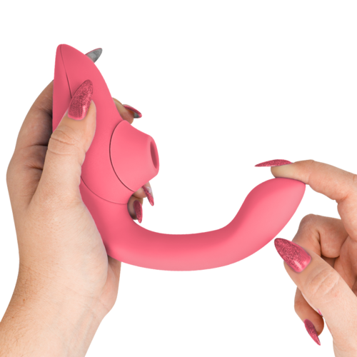 WOMANIZER - BLEND ESTIMULADOR VIBRADOR RABBIT ROSA