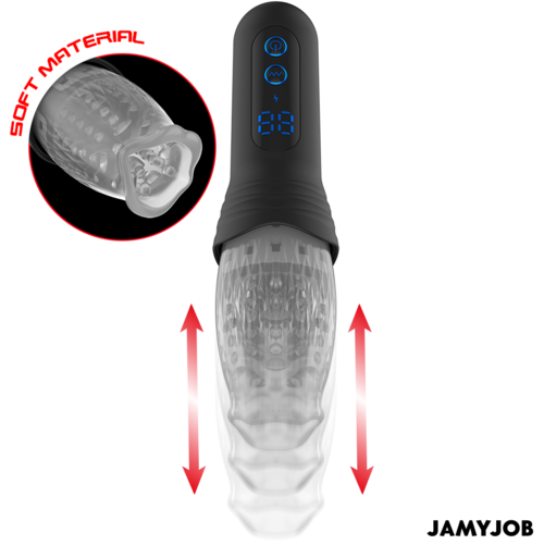 JAMYJOB - SPINJOB 2.0 MASTURBADOR CON THRUSTING Y ROTACIÓN