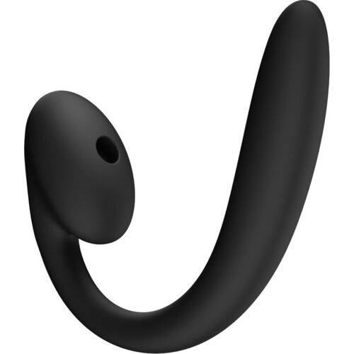 FUN FACTORY - CRESCENDO DOBLE VIBRADOR INSERTABLE AIR PULSE NEGRO