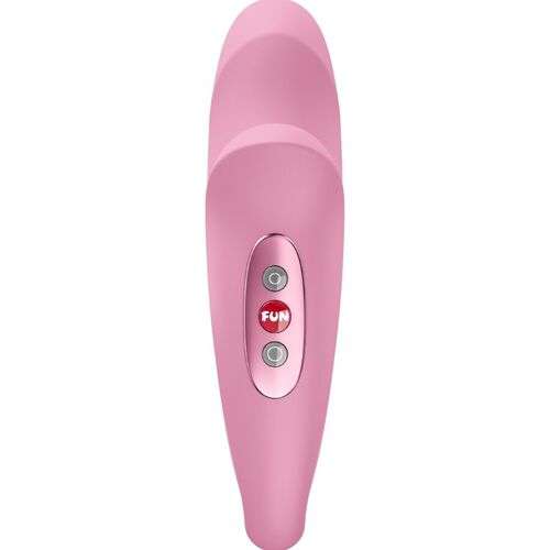 FUN FACTORY - VELOCE DOBLE VIBRADOR INSERTABLE AIR PULSE ROSA