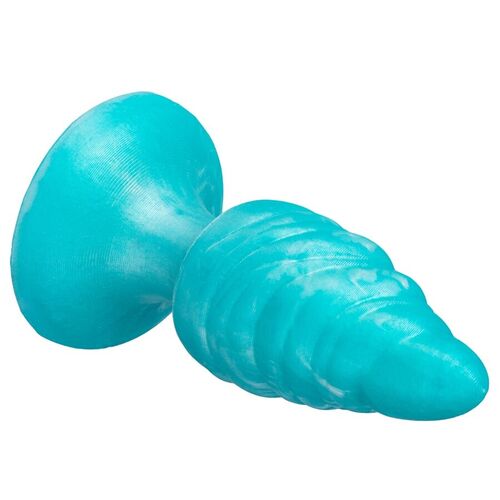 SILEXD - MELTY PLUG ANAL FANTASY SILICONA LIQUIDA TERMOREACTIVO AZUL CELESTE 9.2 CM