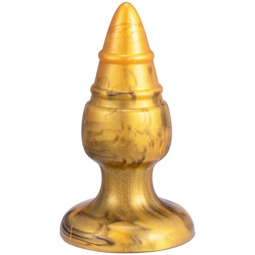 SILEXD - GOLDY PLUG ANAL FANTASY SILICONA LIQUIDA TERMOREACTIVO ORO 9.2 CM