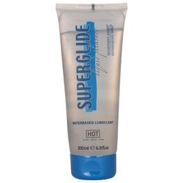 HOT - SUPERGLIDE LIQUID PLEASURE LUBRICANTE BASE AGUA 200 ML
