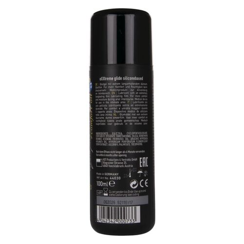 HOT - EXXTREME GLIDE LUBRICANTE BASE SILICONA + ACEITE CONFORT A+ 100 ML