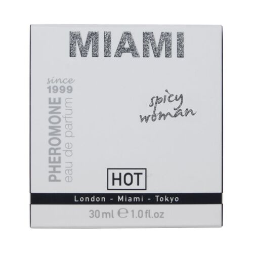HOT - PERFUME CON FEROMONAS MIAMI SPICY MUJER 30 ML