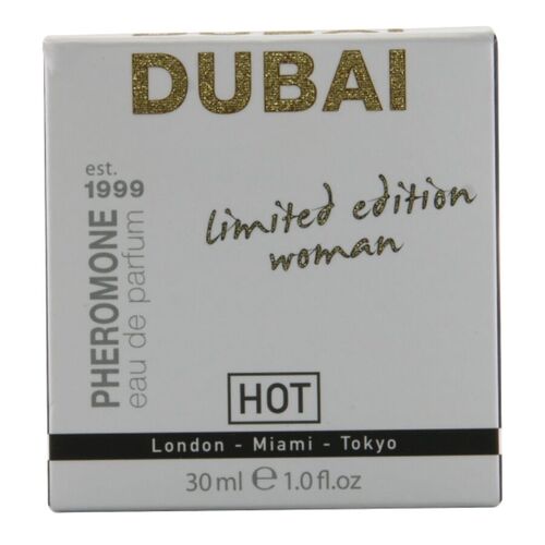 HOT - PERFUME CON FEROMONAS DUBAI EDICIÓN LIMITADA MUJER 30 ML