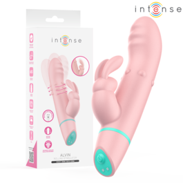 INTENSE - ALVIN ESTIMULADOR RABBIT & VIBRADOR ROLLING + OSCILANTE
