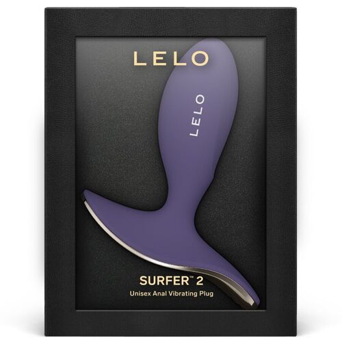 LELO - SURFER 2 PLUG ANAL VIBRADOR UNISEX MORADO