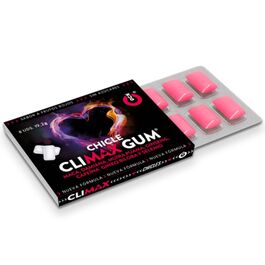WUG Climax – 1 X 8 UDS | Chicle funcional con Maca, Damiana y Ginseng para potenciar el deseo y la vitalidad íntima