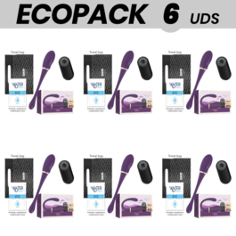 ECOPACK 6 UDS - TREASURE MERLIN DOUBLE COUPLE VIBRATOR CONTROL REMOTO