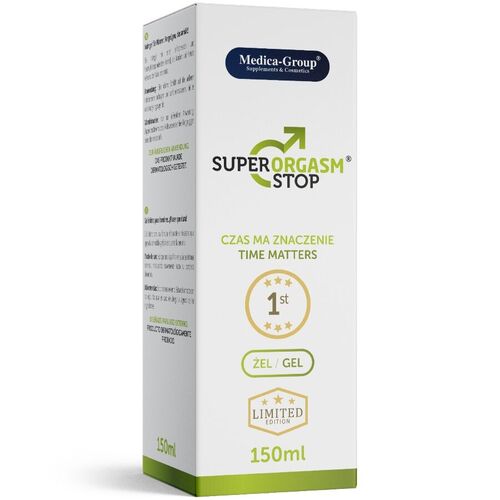 MEDICA GROUP - SÚPER ORGASM STOP GEL ÍNTIMO PARA HOMBRE 150 ML