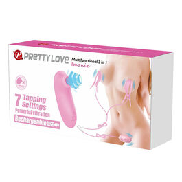 PRETTY LOVE - IMONIE SET MULTIFUNCIONAL 3 EN 1 CON SUCCIONADOR, PEZONES Y CLÍTORIS