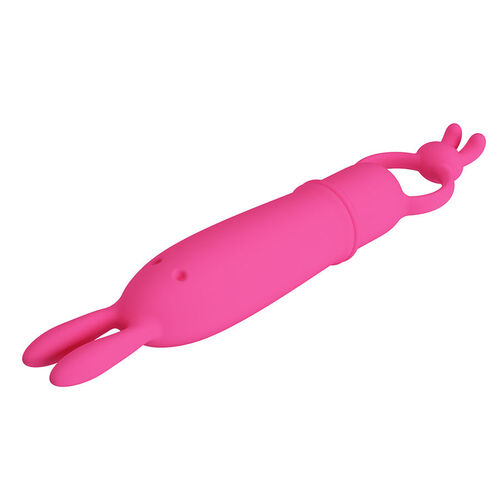 PRETTY LOVE - DELIA VIBRADOR RABBIT CON ANILLO DE SUJECIÓN