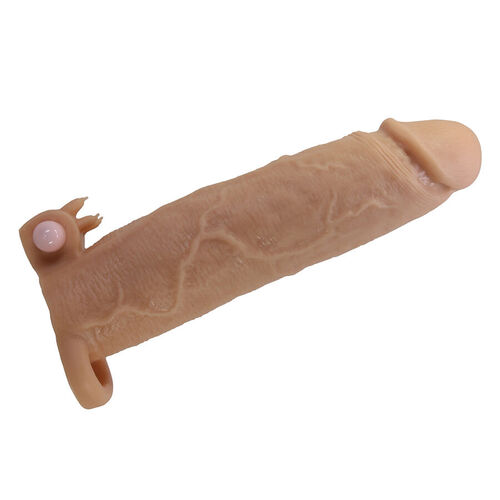 PRETTY LOVE - XERXES FUNDA PARA PENE CON ESTIMULADOR DE CLÍTORIS Y VIBRACIÓN