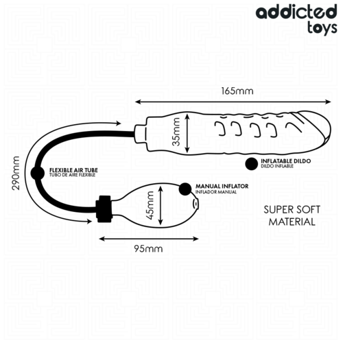 ADDICTED TOYS - DILDO INFLABLE MODELO 1