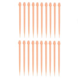 DIABLO PICANTE - PALITOS DE PENE CON PINCHO PARA CARNE 20 UNIDADES