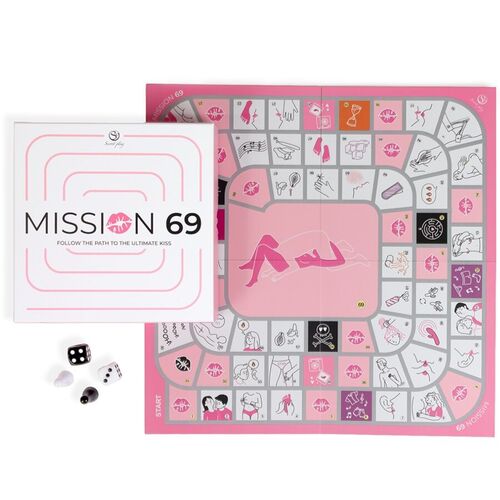 SECRET PLAY - JUEGO DE MESA PARA PAREJAS "MISSION 69"