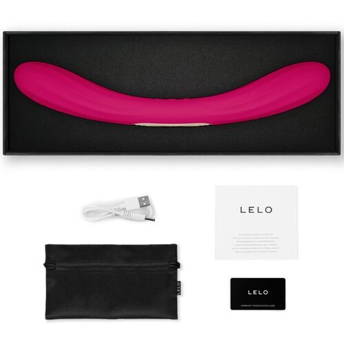 LELO - BOOMERANG VIBRADOR DE DOBLE EXTREMO CEREZA