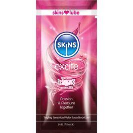 SKINS - EXCITE LUBRICANTE BASE DE AGUA MONODOSIS 5 ML