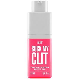 INTT - SUCK MY CLIT GEL EFECTO SUCCIÓN FRESAS SILVESTRES 15 ML