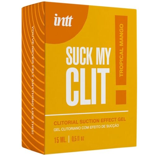INTT -  SUCK MY CLIT GEL EFECTO SUCCIÓN TROPICAL MANGO 15 ML