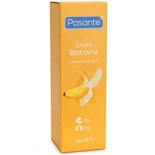PASANTE - LUBRICANTE SABOR BANANA A BASE DE AGUA 75 ML
