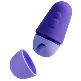 ROMP - FREE ESTIMULADOR DE CLÍTORIS CON TAPA 10 NIVELES RECARGABLE MORADO