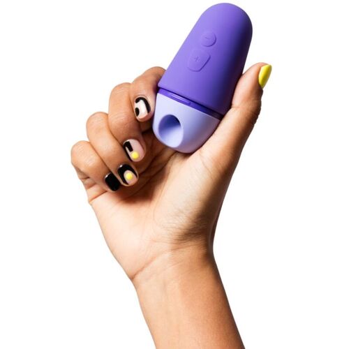 ROMP - FREE ESTIMULADOR DE CLÍTORIS CON TAPA 10 NIVELES RECARGABLE MORADO