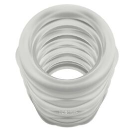 ROMP - MOSH MASTURBADOR MASCULINO TRANSPARENTE CON FUNDA REVERSBLE DE 6 CM