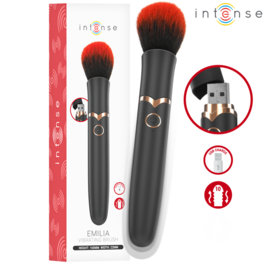 INTENSE - EMILIA VIBRADOR BROCHA CON EFECTO CALOR 16 CM