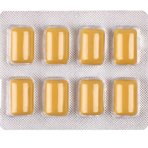 WUG on – El chicle funcional con cafeína y guaraná sabor menta & vainilla BLISTER 8 UDS