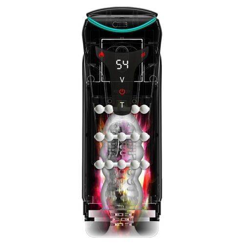 PDX ELITE - MASTURBADOR AUTOMÁTICO MOTO-BATOR PRO THRUSTING STROKER VIBRADOR Y CALOR 26.5 CM