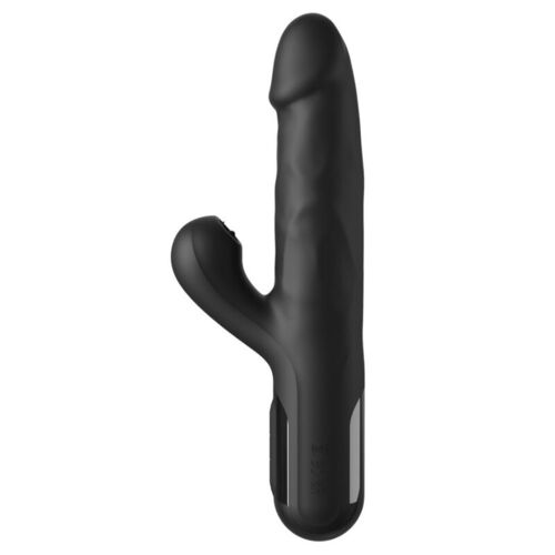 FETISH FANTASY SERIES - VIBRADOR RABBIT SONIX SILICONE THRUSTER NEGRO