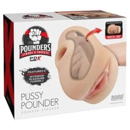 PDX PLUS - MASTURBADOR VAGINA REALÍSTICA PUSSY POUNDER SQUEEZE STROKER 18 CM