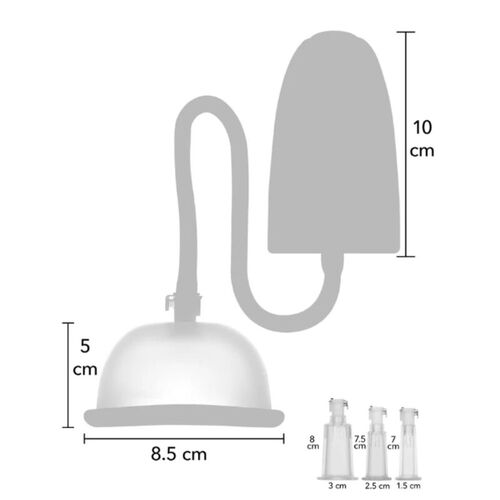 SHE.E.O - BOMBA AUTOMÁTICA DE VACÍO PARA VAGINA Y CLÍTORIS NEGRA