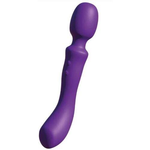 SHE.E.O - WAND MASAJEADORA VIBRADORA DE DOBLE EXTREMO MORADA