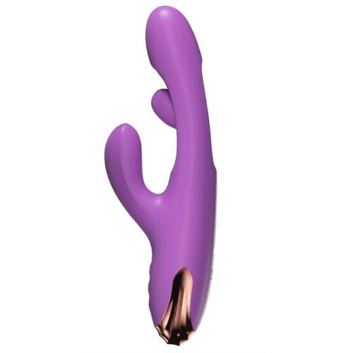 SHE.E.O - VIBRADOR RABBIT PUNTO G CON MOVIMIENTO DIGITAL MORADO