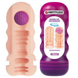 PRETTY LOVE - ALISA MASTURBADOR VAGINA CON VENTOSA Y TEXTURAS INTERNAS