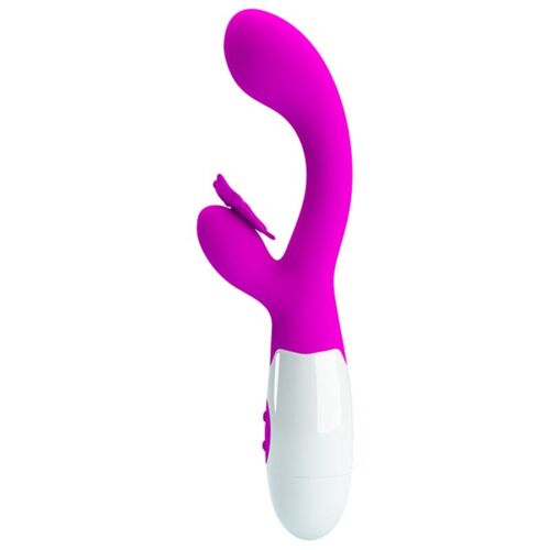PRETTY LOVE - BUTTERFLY KISS VIBRADOR RABBIT 30 FUNCIONES MORADO