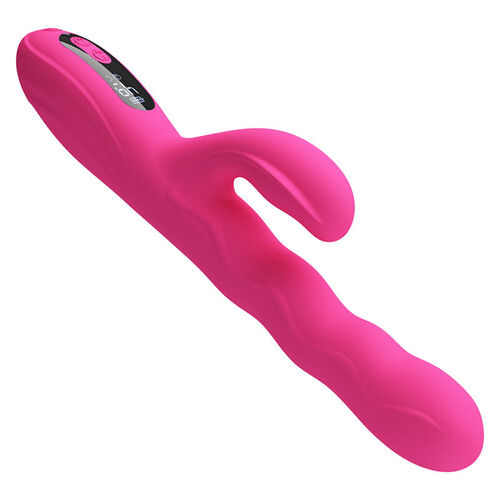 PRETTY LOVE - WINTERS VIBRADOR RABBIT MULTIFUNCIÓN CON PANTALLA LED ROSA