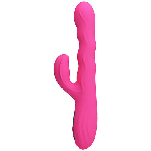 PRETTY LOVE - WINTERS VIBRADOR RABBIT MULTIFUNCIÓN CON PANTALLA LED ROSA
