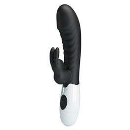 PRETTY LOVE - NAUGHTY BUNNY VIBRADOR RABBIT 30 FUNCIONES NEGRO