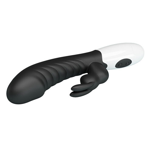 PRETTY LOVE - NAUGHTY BUNNY VIBRADOR RABBIT 30 FUNCIONES NEGRO