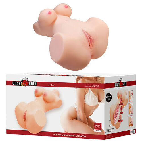 CRAZY BULL - ANNIE MASTURBADOR VAGINAL Y ANAL CON PECHOS XXL