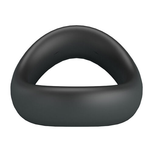 CRAZY BULL - VALEN ANILLO PARA PENE ERGONÓMICO SILICONA NEGRO