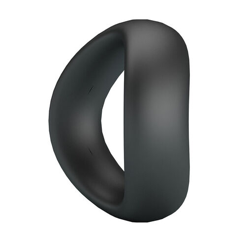 CRAZY BULL - VALEN ANILLO PARA PENE ERGONÓMICO SILICONA NEGRO