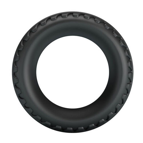 CRAZY BULL - MERRITT ANILLO PARA PENE TEXTURIZADO SILICONA NEGRO