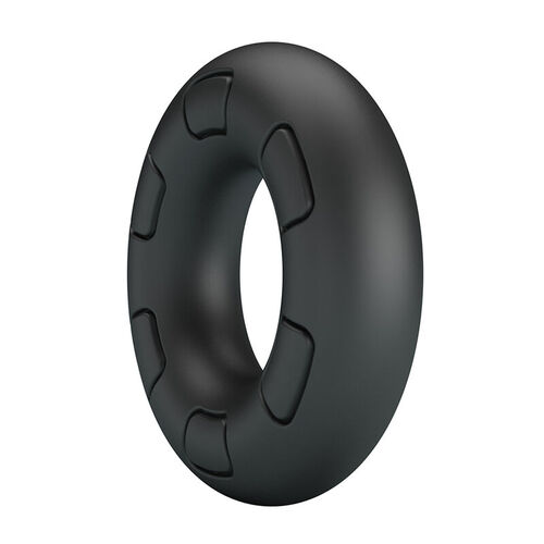 CRAZY BULL - BERTRAM ANILLO PARA PENE SUPER SOFT SILICONA NEGRO