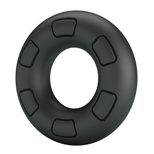 CRAZY BULL - BERTRAM ANILLO PARA PENE SUPER SOFT SILICONA NEGRO